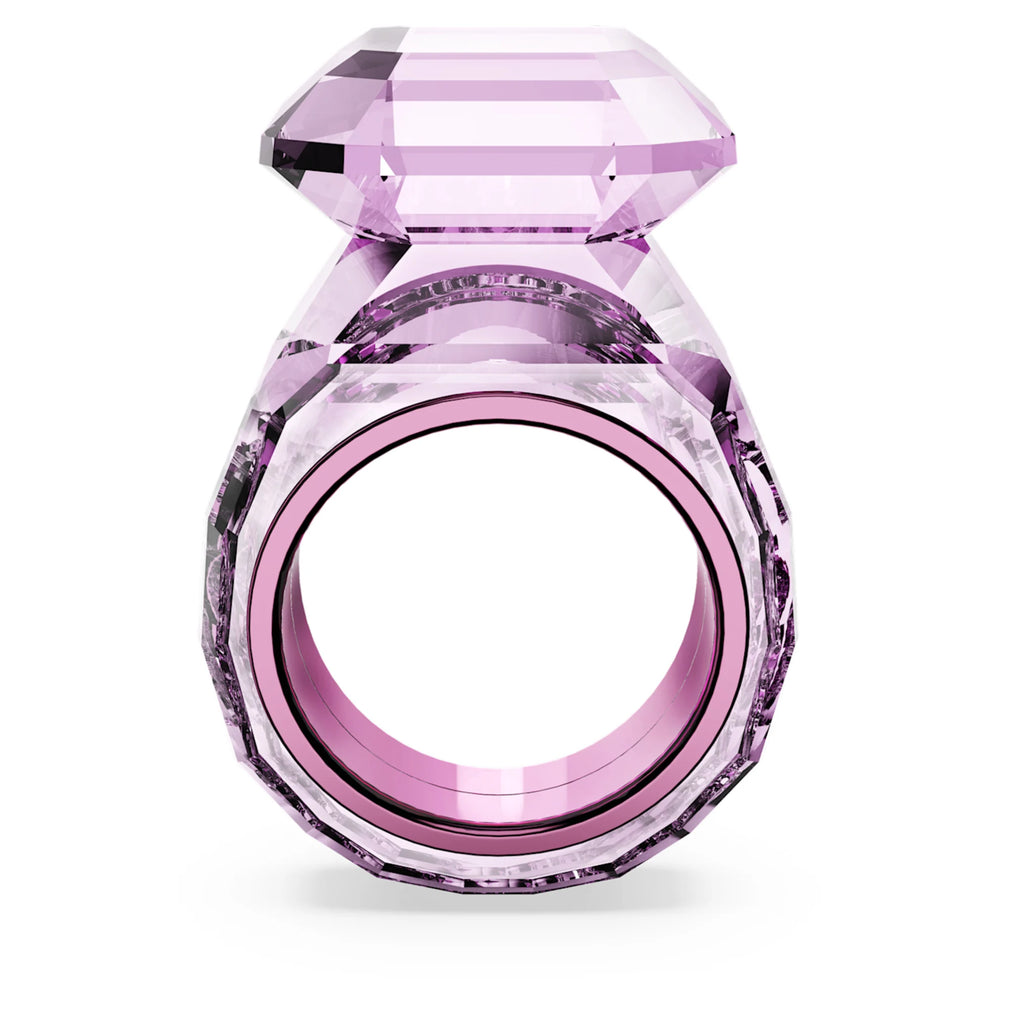 Lucent cocktail ring Octagon cut, Pink - Shukha Online Store