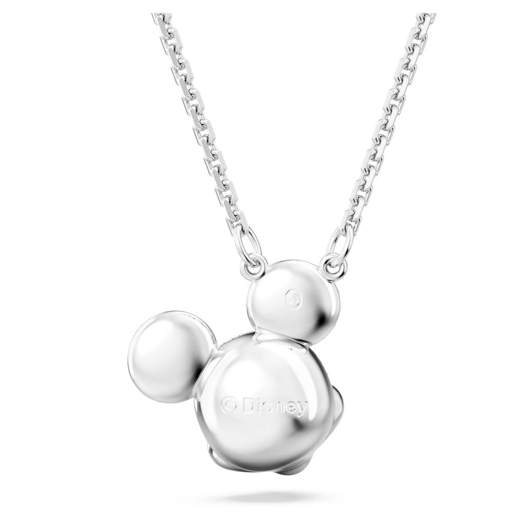 Disney Mickey Mouse pendant White, Rhodium plated - Shukha Online Store