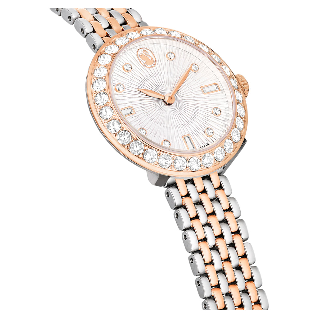 Certa watch Swiss Made, Metal bracelet, Rose gold tone, Mixed metal finish - Shukha Online Store