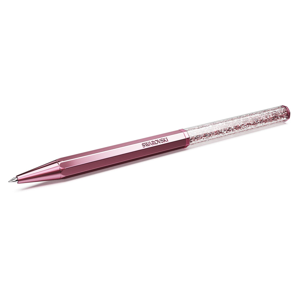 Crystalline ballpoint pen Octagon shape, Pink, Pink lacquered - Shukha Online Store