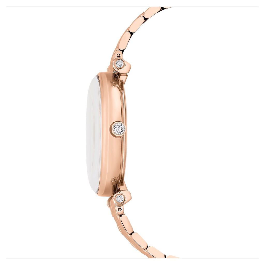 Crystalline Wonder watch Swiss Made, Metal bracelet, Rose gold tone, Rose gold-tone finish - Shukha Online Store