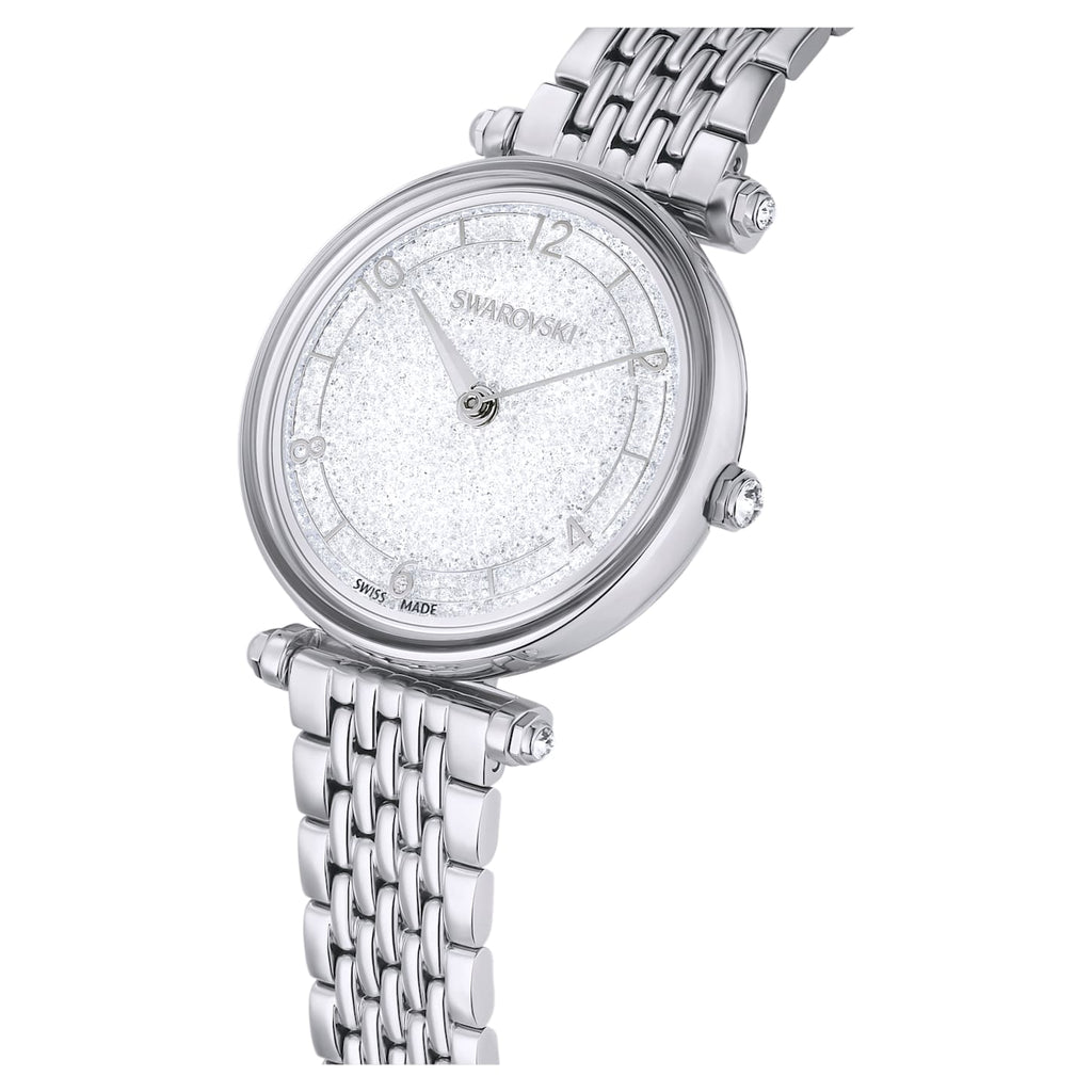 Crystalline Wonder watch Swiss Made, Metal bracelet, Silver tone, Stainless steel - Shukha Online Store