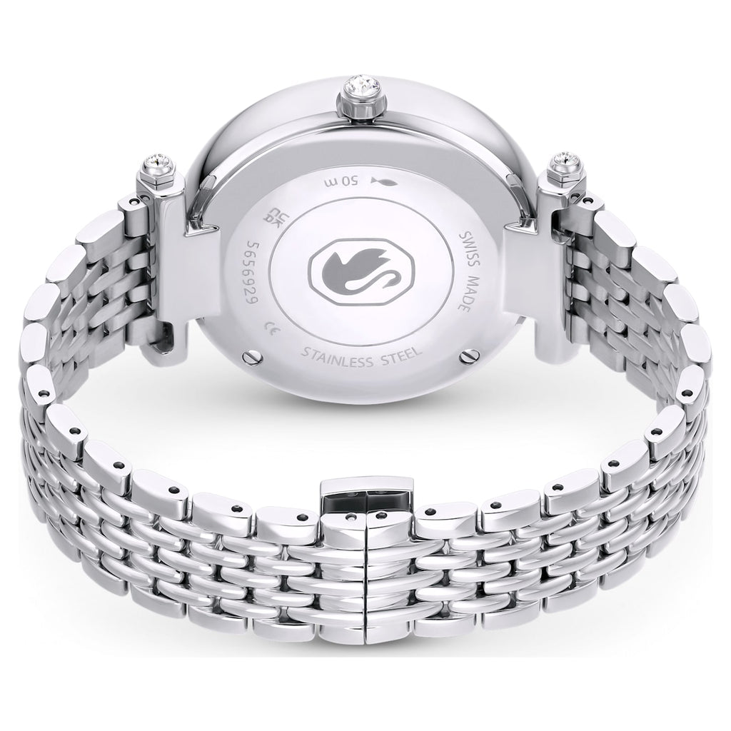 Crystalline Wonder watch Swiss Made, Metal bracelet, Silver tone, Stainless steel - Shukha Online Store