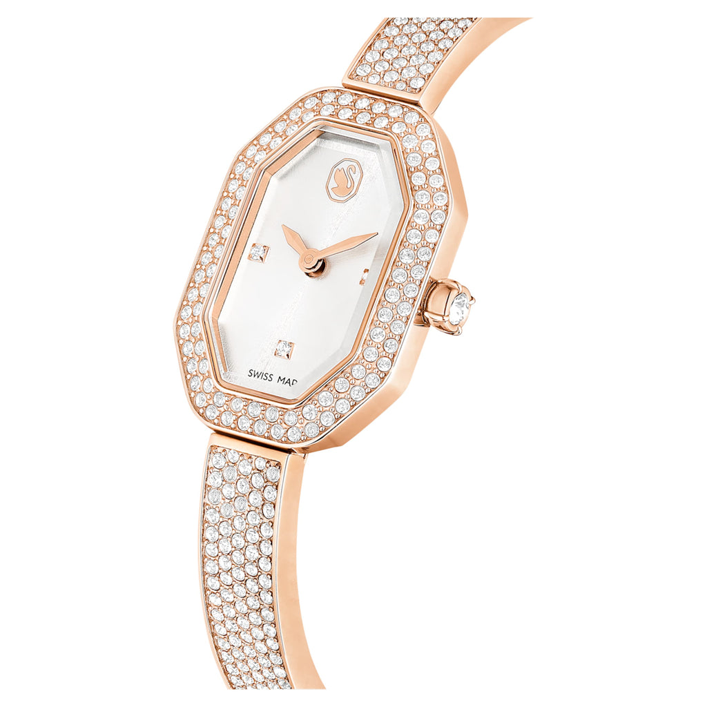 Dextera Bangle watch Swiss Made, Metal bracelet, Rose gold tone, Rose gold-tone finish - Shukha Online Store