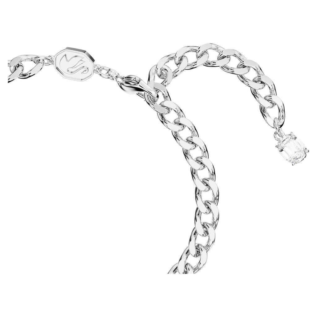 Dextera bracelet Mixed cuts, White, Rhodium plated - Shukha Online Store