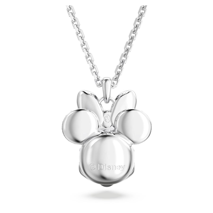Disney Minnie Mouse pendant White, Rhodium plated - Shukha Online Store