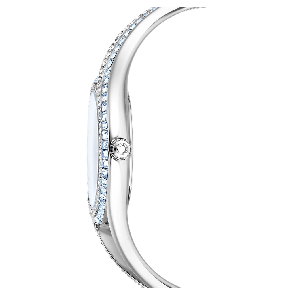 Hyperbola bangle watch Swiss Made, Metal bracelet, Blue, Stainless steel - Shukha Online Store