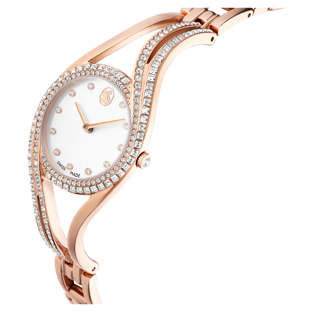 Hyperbola bangle watch Swiss Made, Metal bracelet, Rose gold tone, Rose gold-tone finish - Shukha Online Store