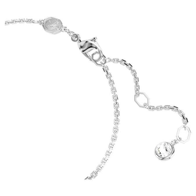 Hyperbola bracelet Infinity, White, Rhodium plated - Shukha Online Store