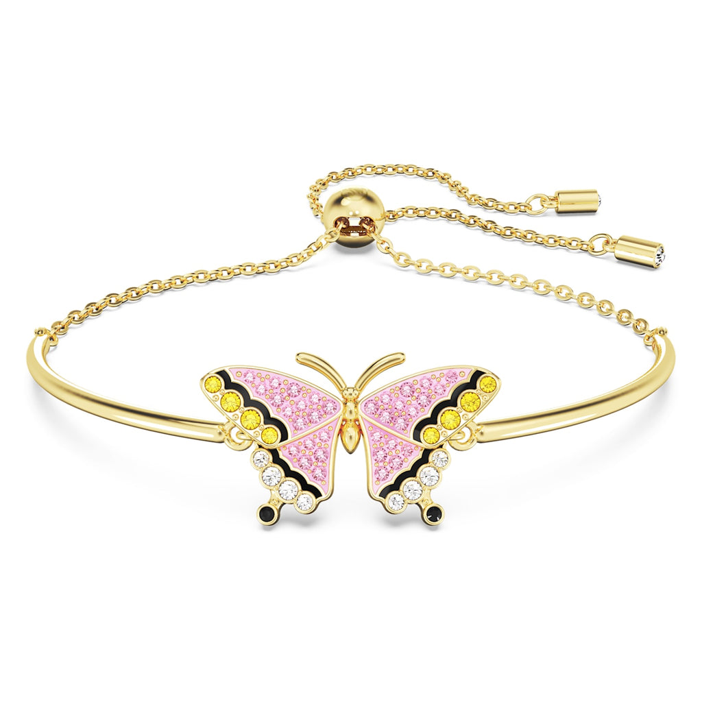 Idyllia bracelet Butterfly, Multicolored, Gold-tone plated - Shukha Online Store