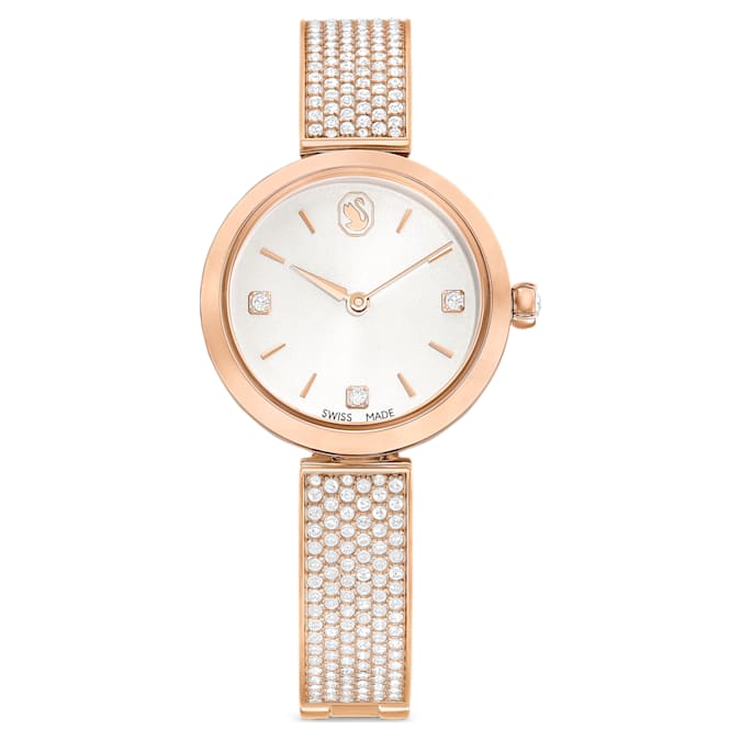 Illumina watch Swiss Made, Metal bracelet, Rose gold tone, Rose gold-tone finish - Shukha Online Store