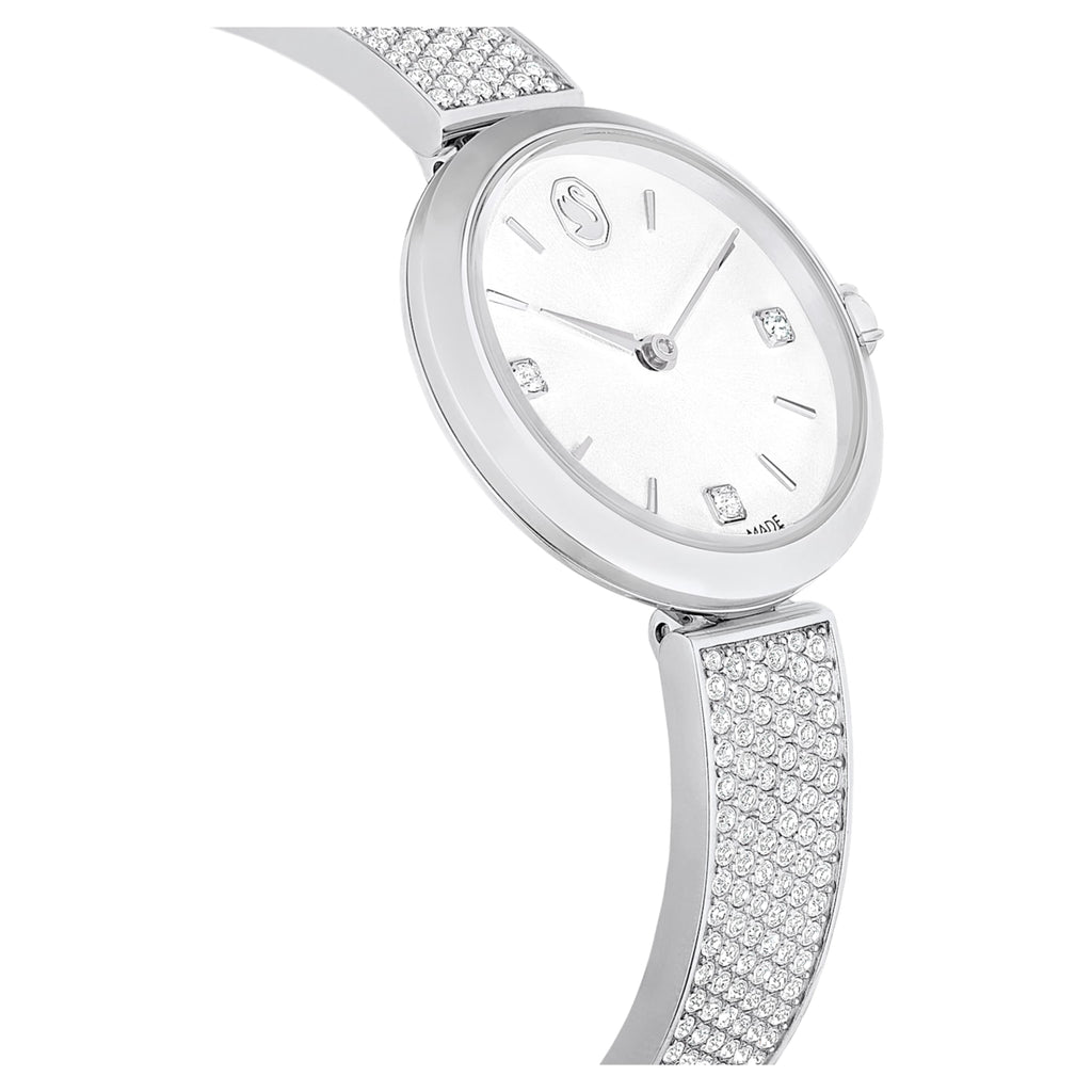 Illumina watch Swiss Made, Metal bracelet, Silver tone, Stainless steel - Shukha Online Store
