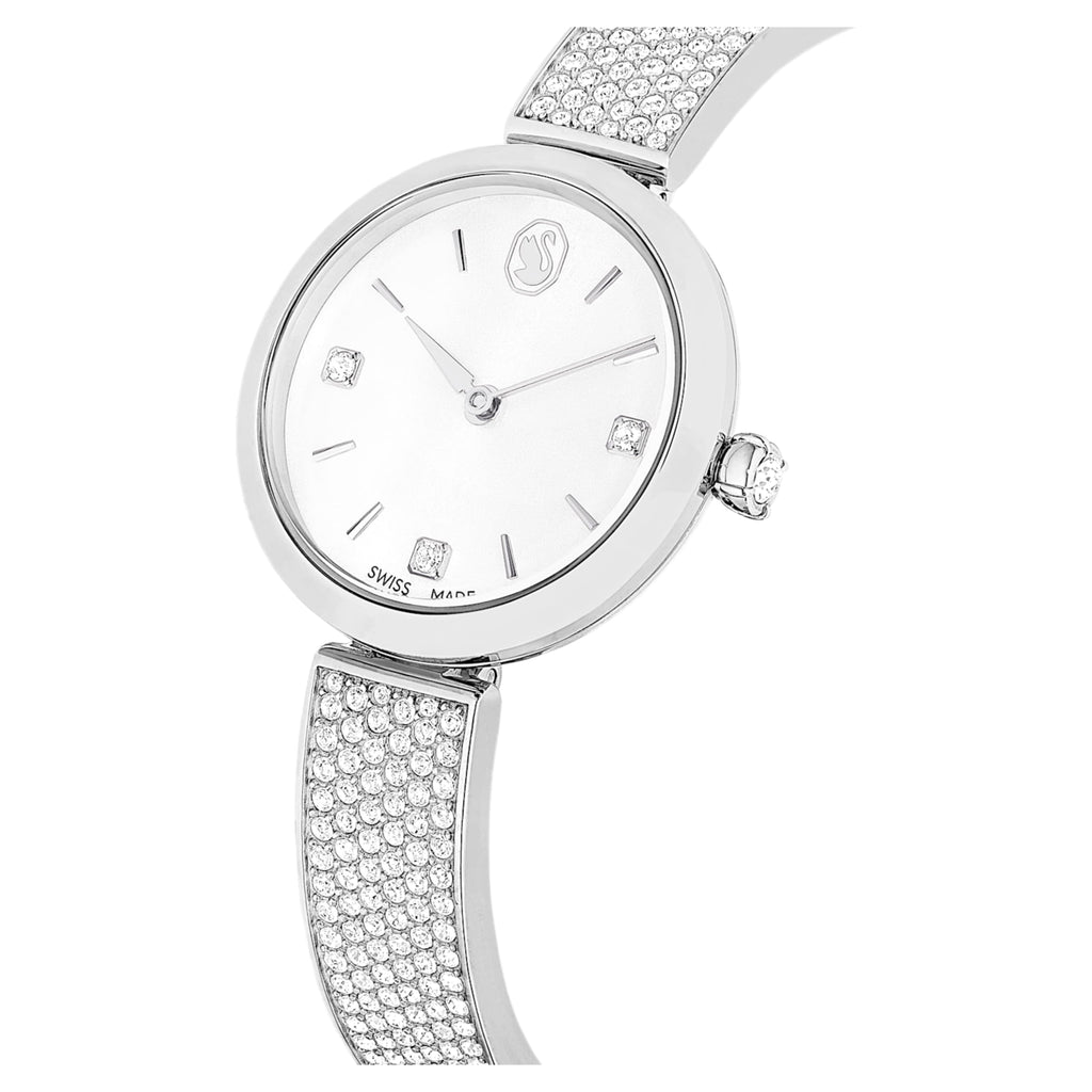 Illumina watch Swiss Made, Metal bracelet, Silver tone, Stainless steel - Shukha Online Store
