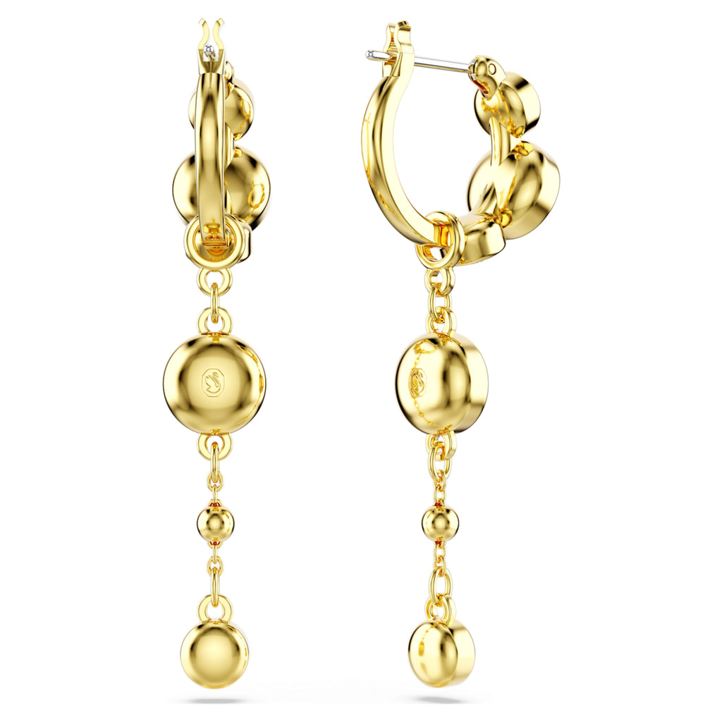 Imber drop earrings Round cut, White, Mixed metal finish - Shukha Online Store