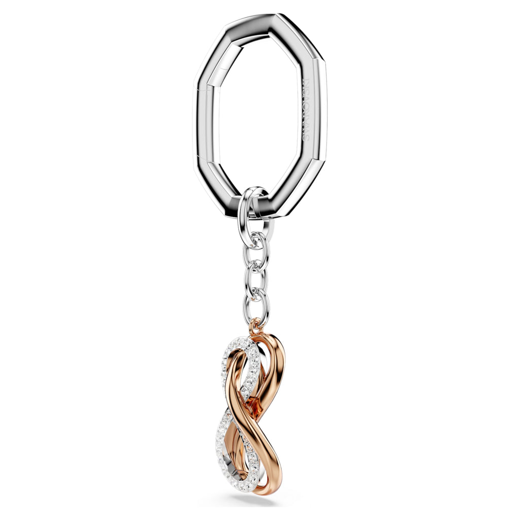 Key ring Infinity, White, Mixed metal finish - Shukha Online Store
