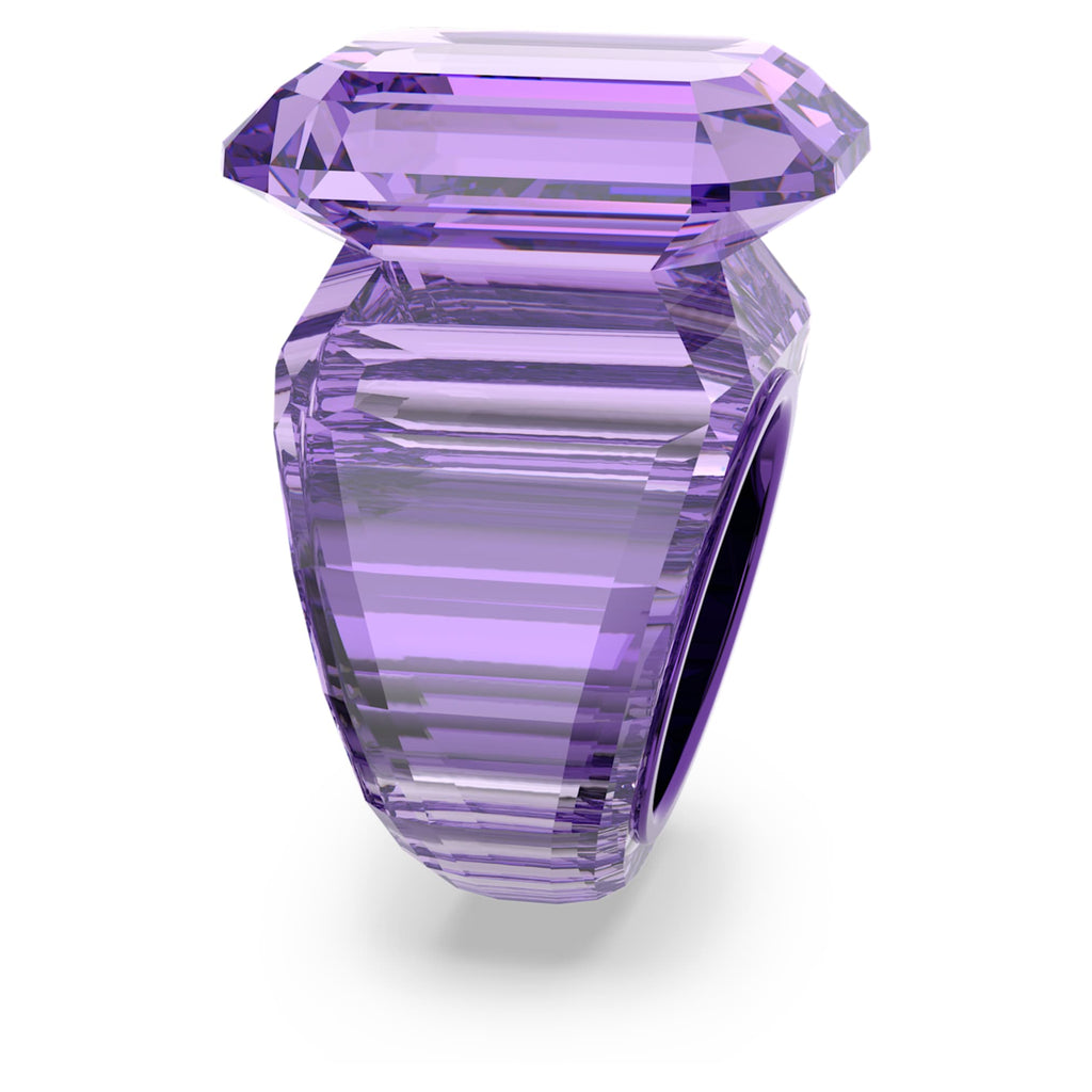 Lucent cocktail ring Octagon cut, Purple - Shukha Online Store