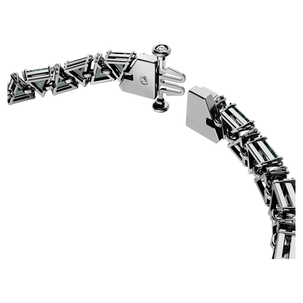 Matrix bracelet Triangle cut, Black, Ruthenium plated - Shukha Online Store
