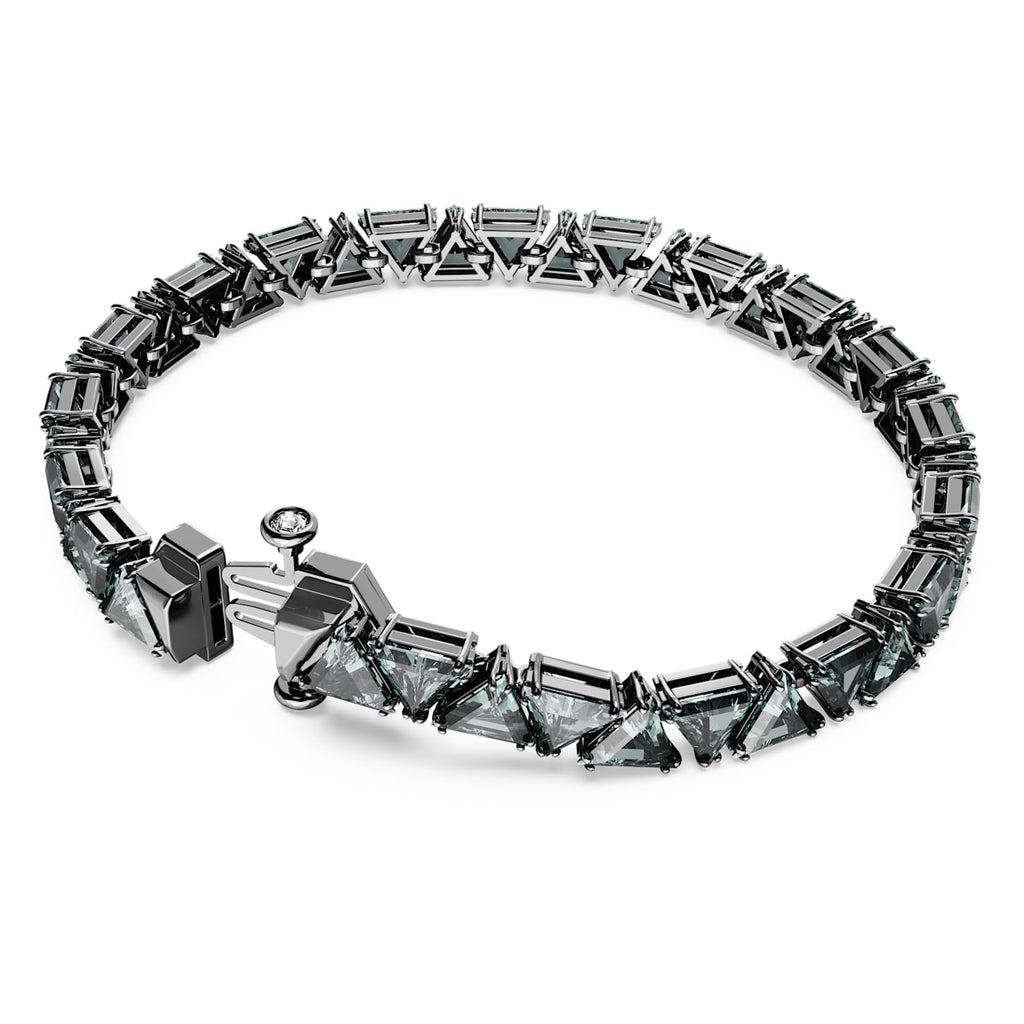 Matrix bracelet Triangle cut, Black, Ruthenium plated - Shukha Online Store