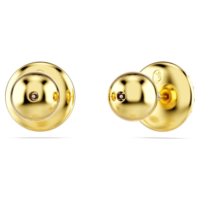 Meteora stud earrings White, Gold-tone plated - Shukha Online Store