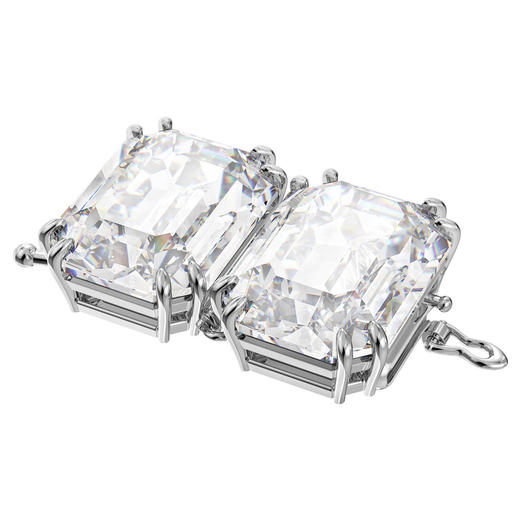 Millenia extender Octagon cut, White, Rhodium plated - Shukha Online Store