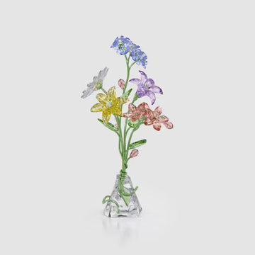 Florere Bouquet, Small, Multicolored - Swarovski, 5744604 – product video 1