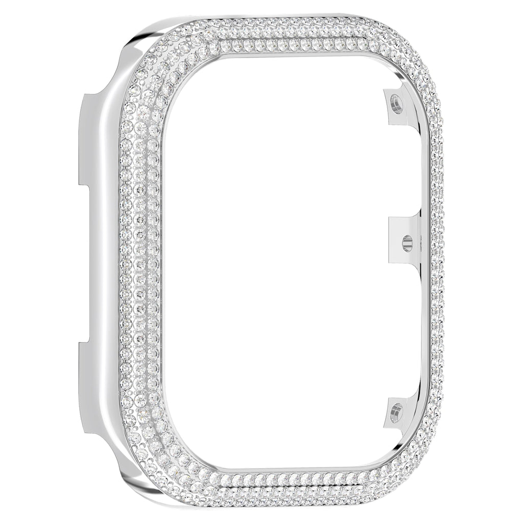 Sparkling case compatible with Apple watch® 41 mm, Silver tone - Shukha Online Store