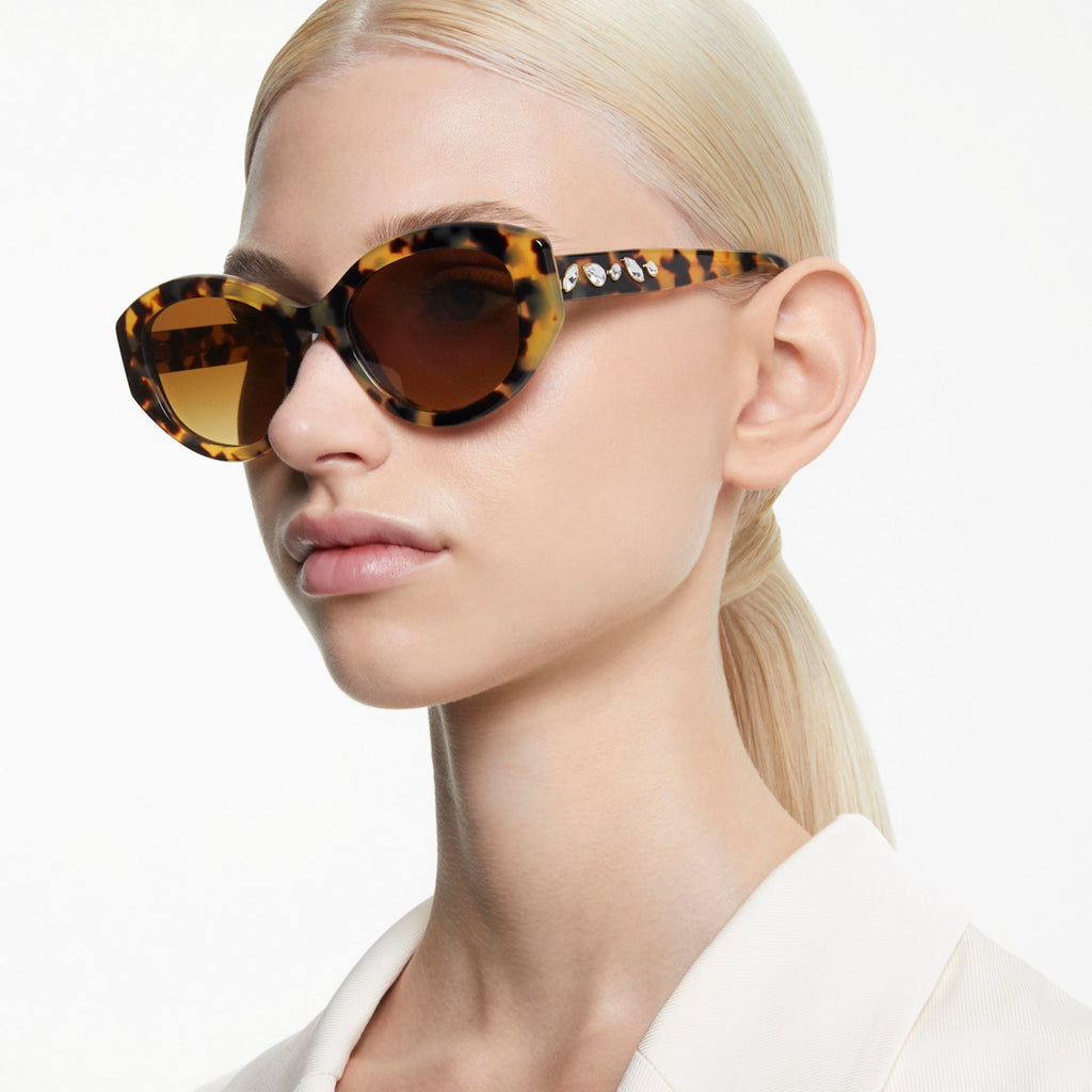Sunglasses Cat-eye shape, SK6008, Brown - Shukha Online Store