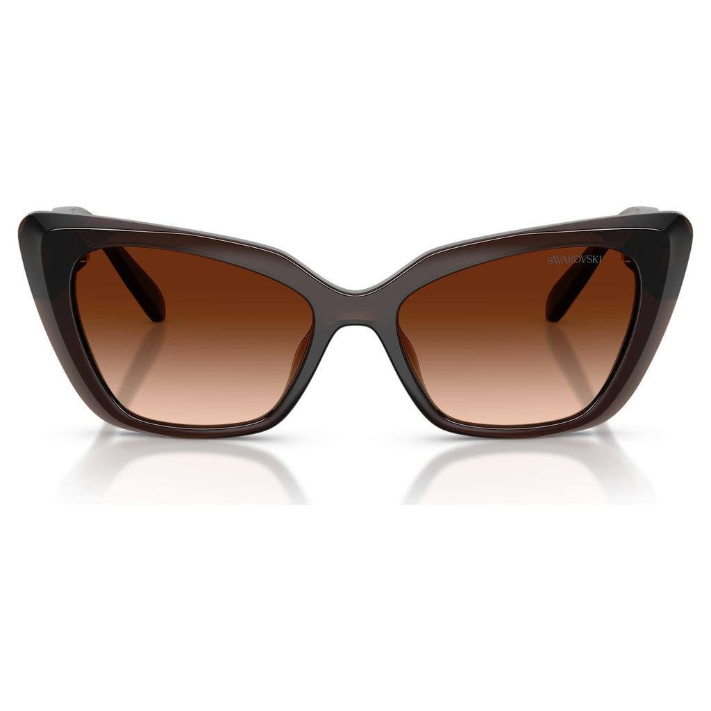 Sunglasses Cat-eye shape, SK6047, Dark brown - Shukha Online Store