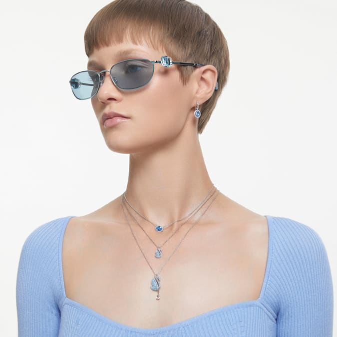 Sunglasses Oval shape, SK7010EL, Blue - Shukha Online Store