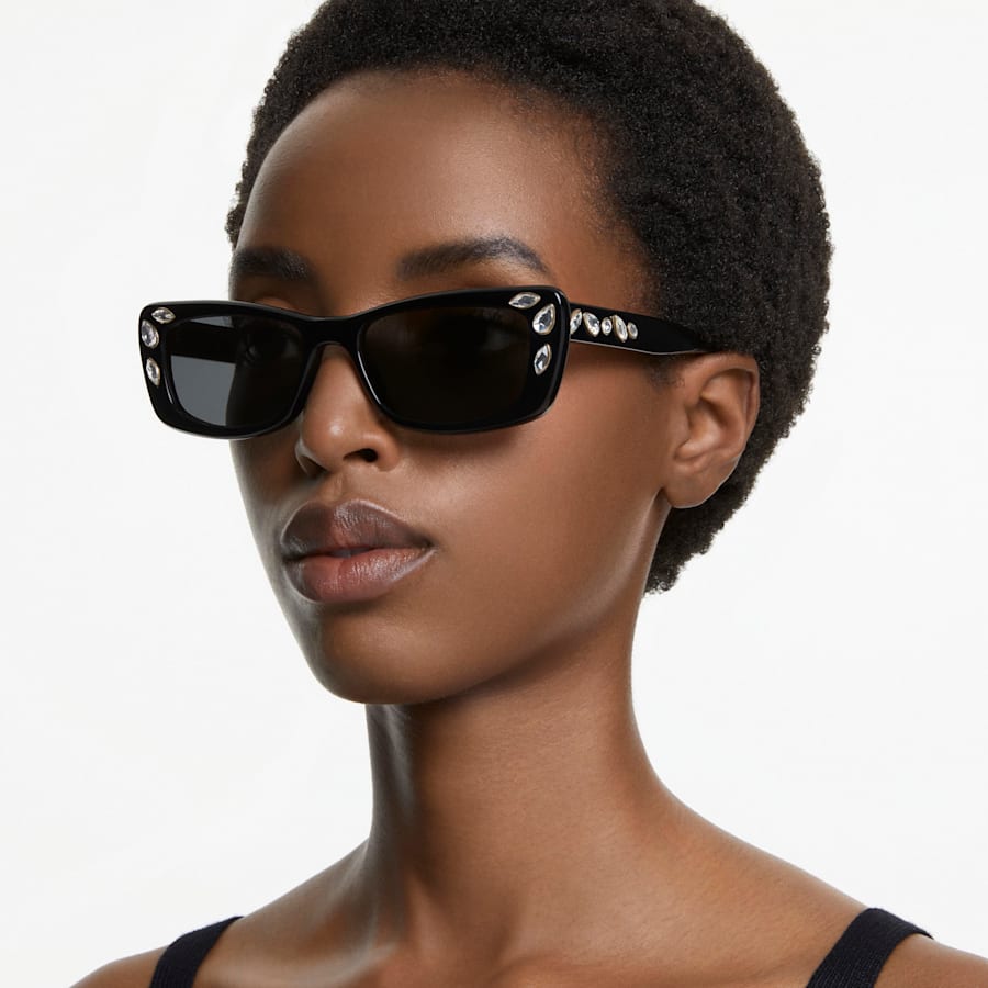 Sunglasses Rectangular shape, SK6008EL, Black - Shukha Online Store