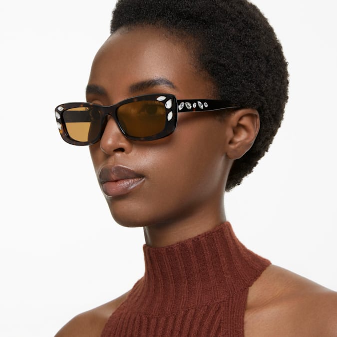 Sunglasses Rectangular shape, SK6008EL, Brown - Shukha Online Store