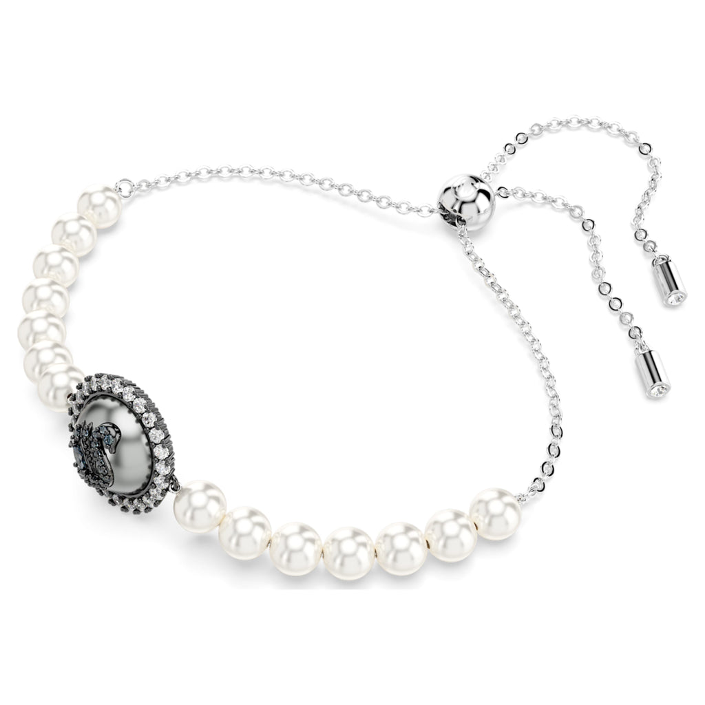 Swarovski Swan bracelet Swan, Gray, Rhodium plated - Shukha Online Store