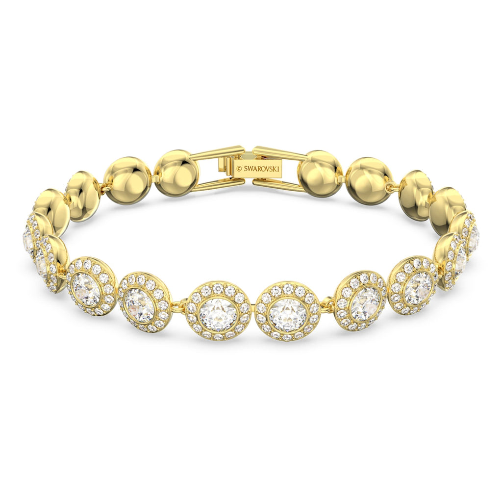 Swarovski ANGELIC BRACELET, WHITE, GOLD-TONE PLATED