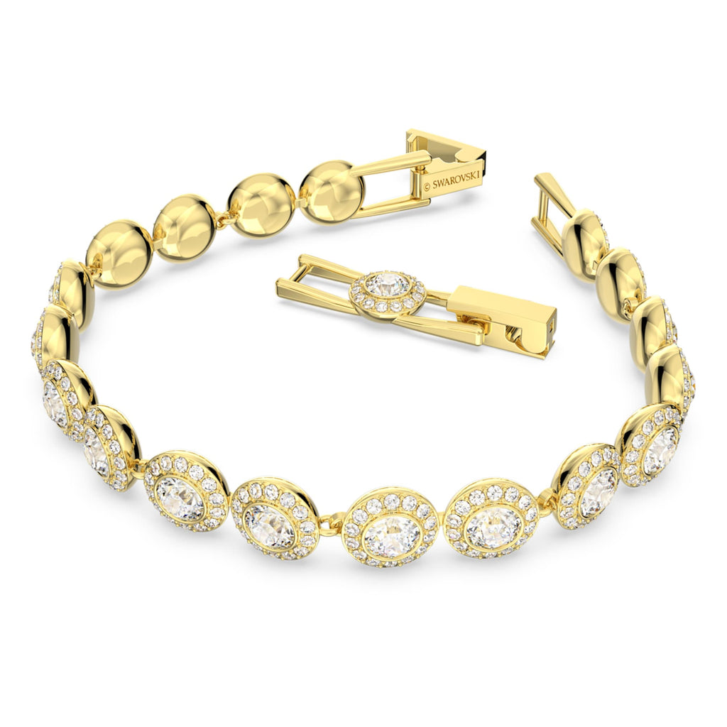 Swarovski ANGELIC BRACELET, WHITE, GOLD-TONE PLATED