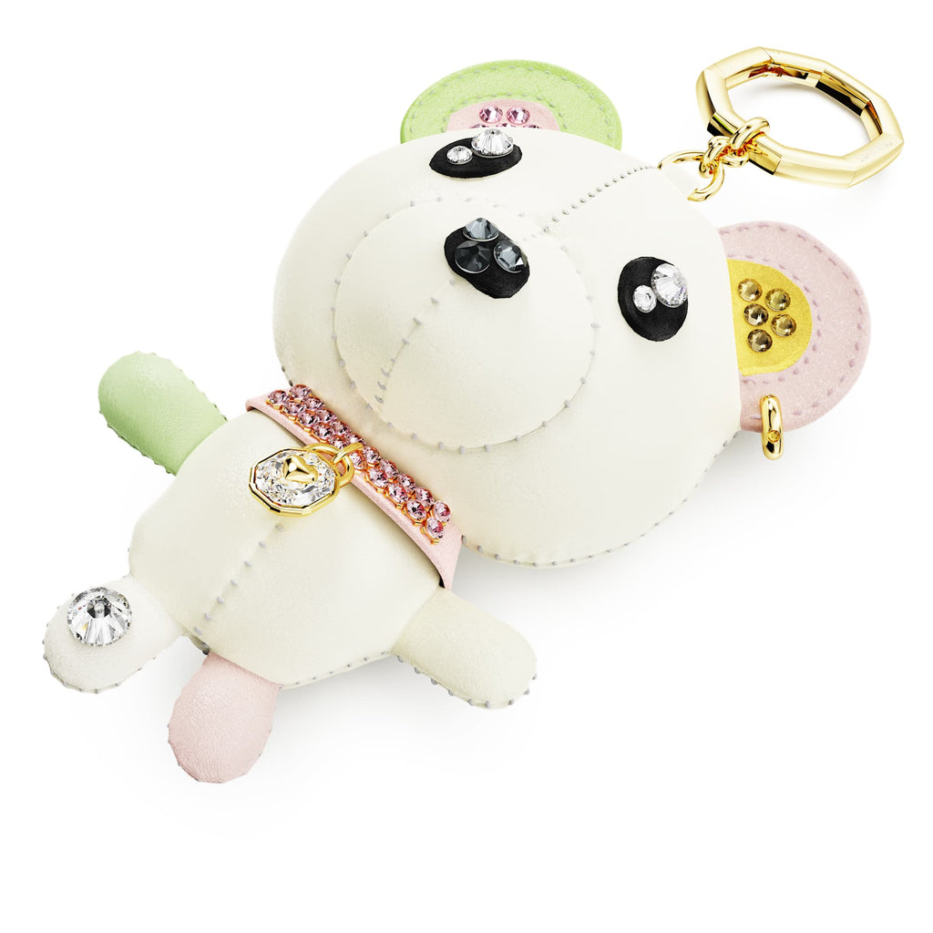 Teddy bag charm Bear, Multicolored, Gold-tone plated - Shukha Online Store