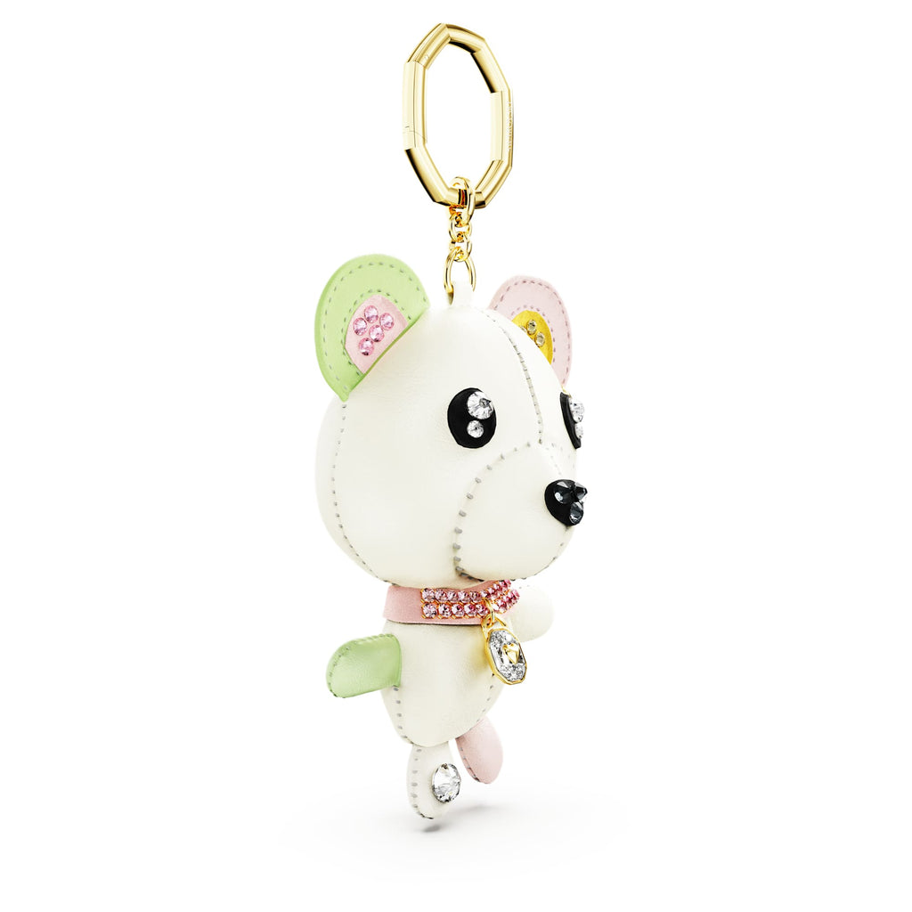 Teddy bag charm Bear, Multicolored, Gold-tone plated - Shukha Online Store