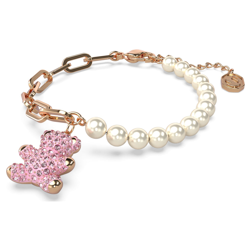 Teddy bracelet Bear, Pink, Rose gold-tone plated - Shukha Online Store