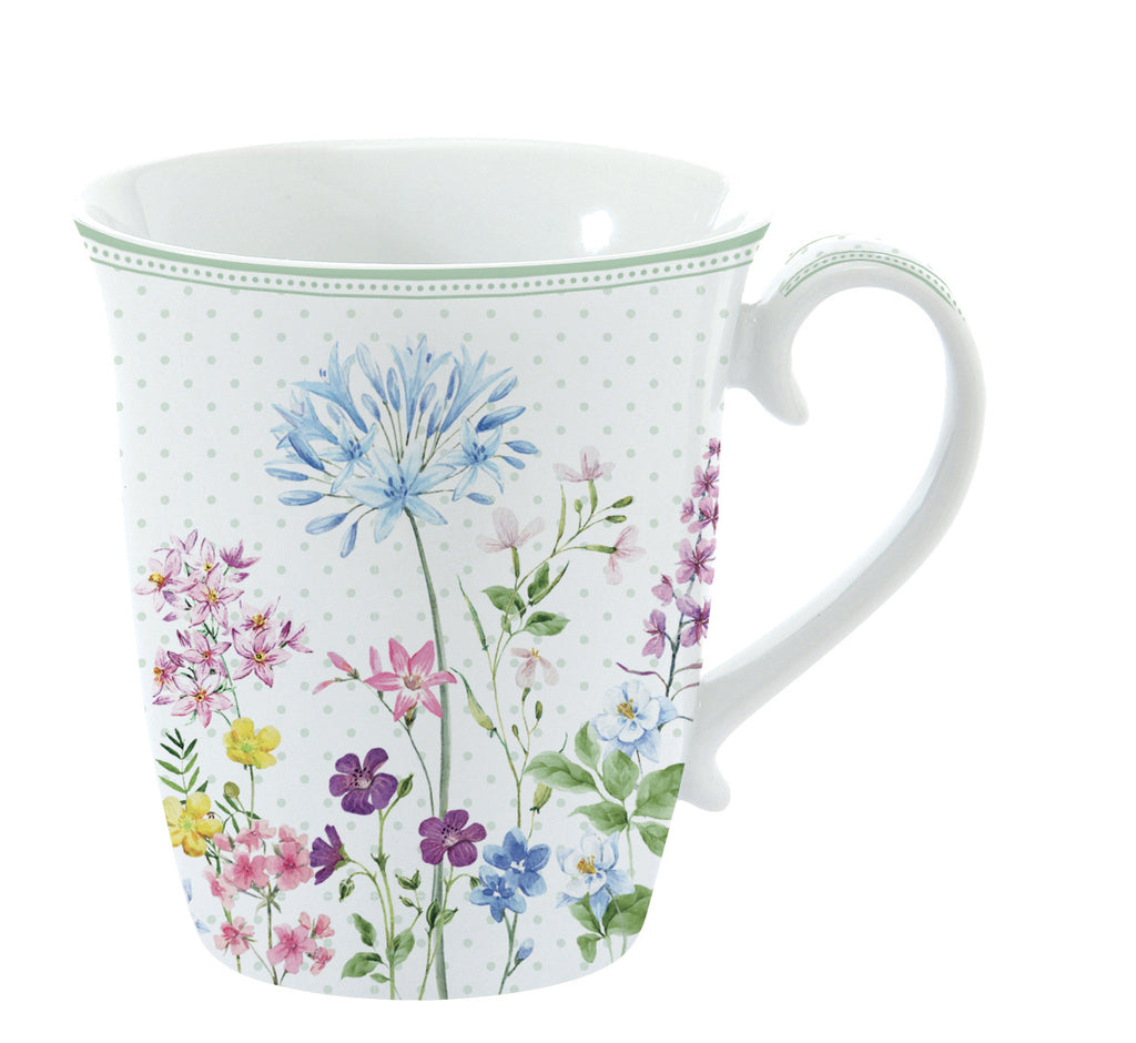 Porcelain mug 275 ml in color box FLORAISON - Shukha Online Store