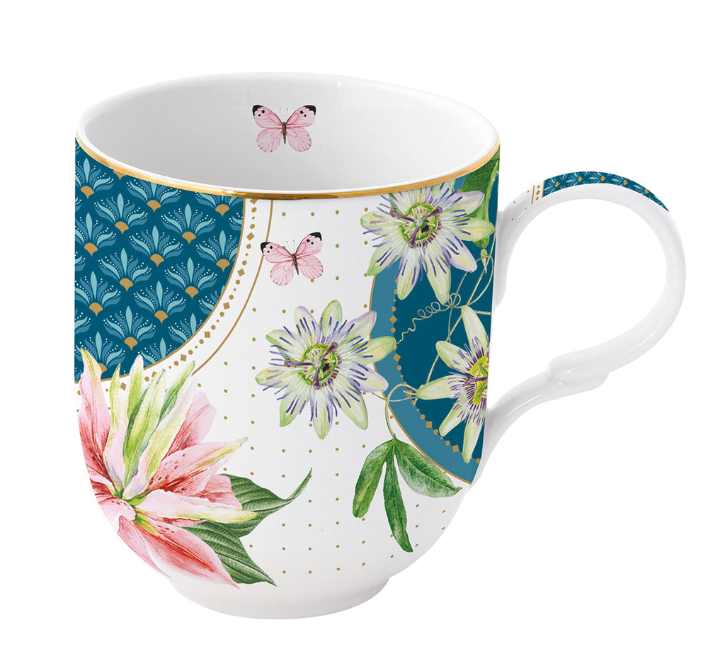 Porcelain mug in color box VOYAGE TROPICAL - Shukha Online Store