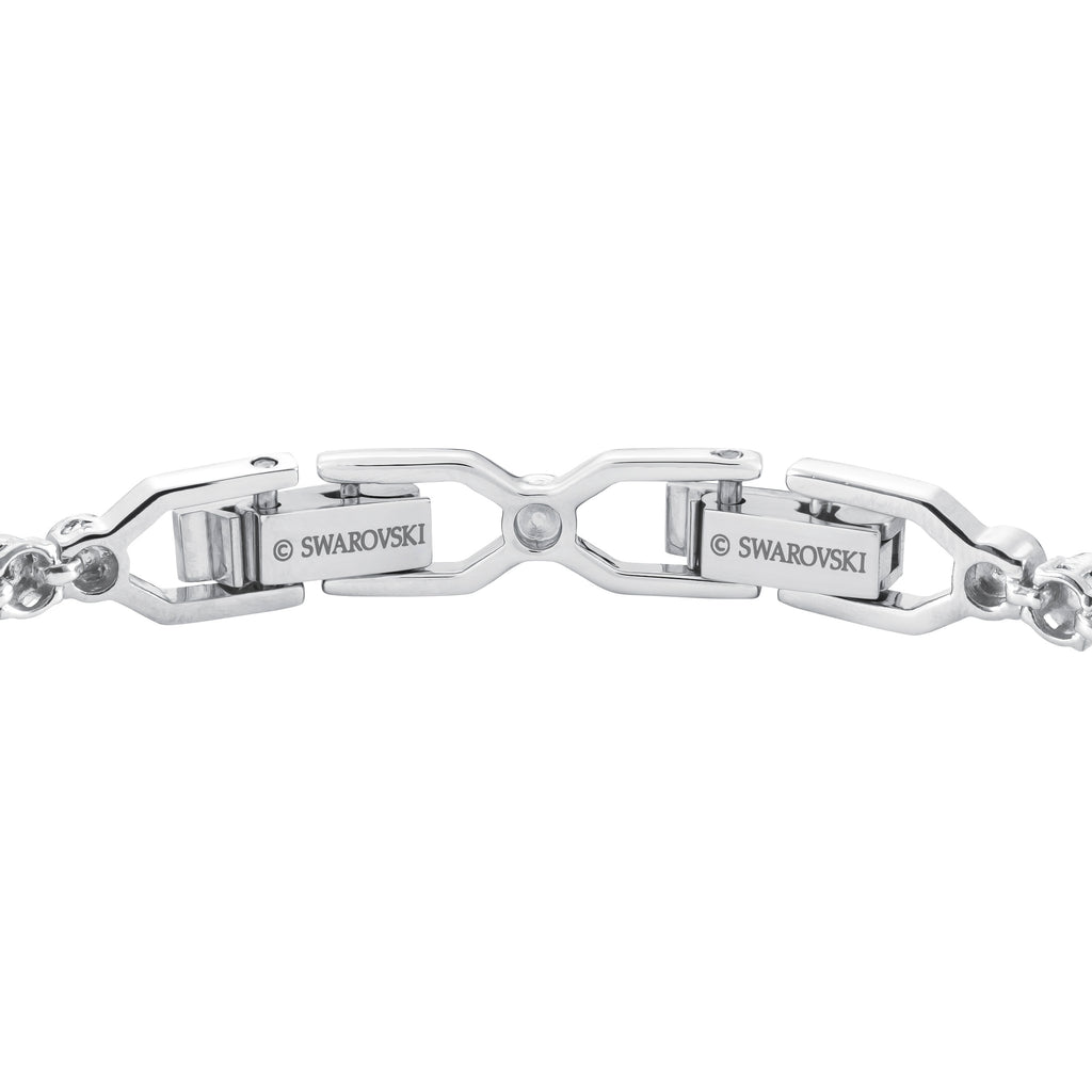 EMILY BRACELET, WHITE, RHODIUM PLATED - Shukha Online Store