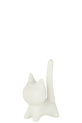 Cat Porcelain White Small - Shukha Online Store