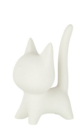 Cat Porcelain White Large - Shukha Online Store