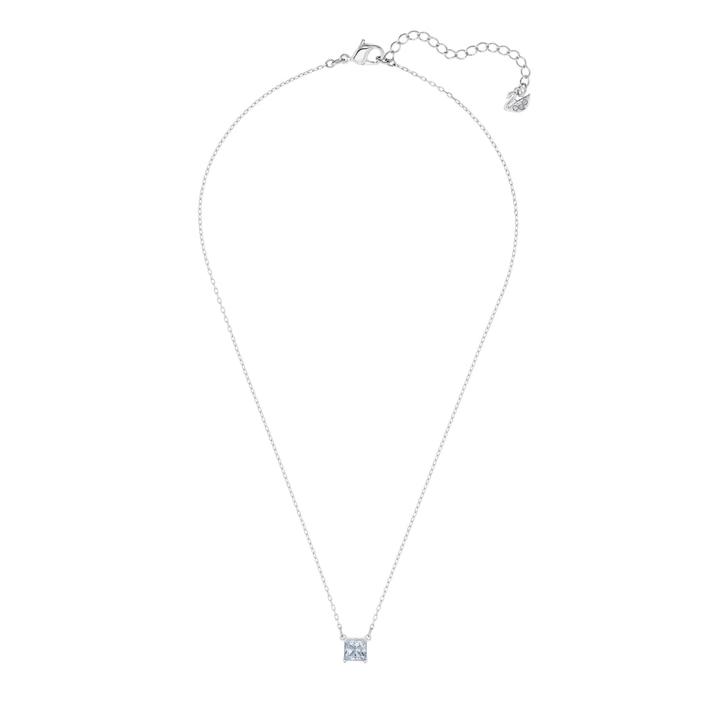 ATTRACT NECKLACE, WHITE, RHODIUM PLATED - Shukha Online Store