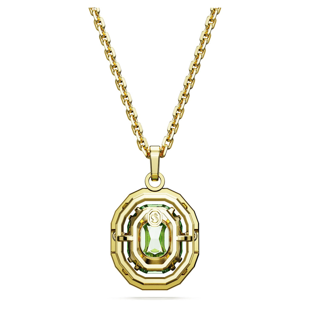 Chroma pendant Octagon cut, Multicolored, Gold-tone plated - Shukha Online Store