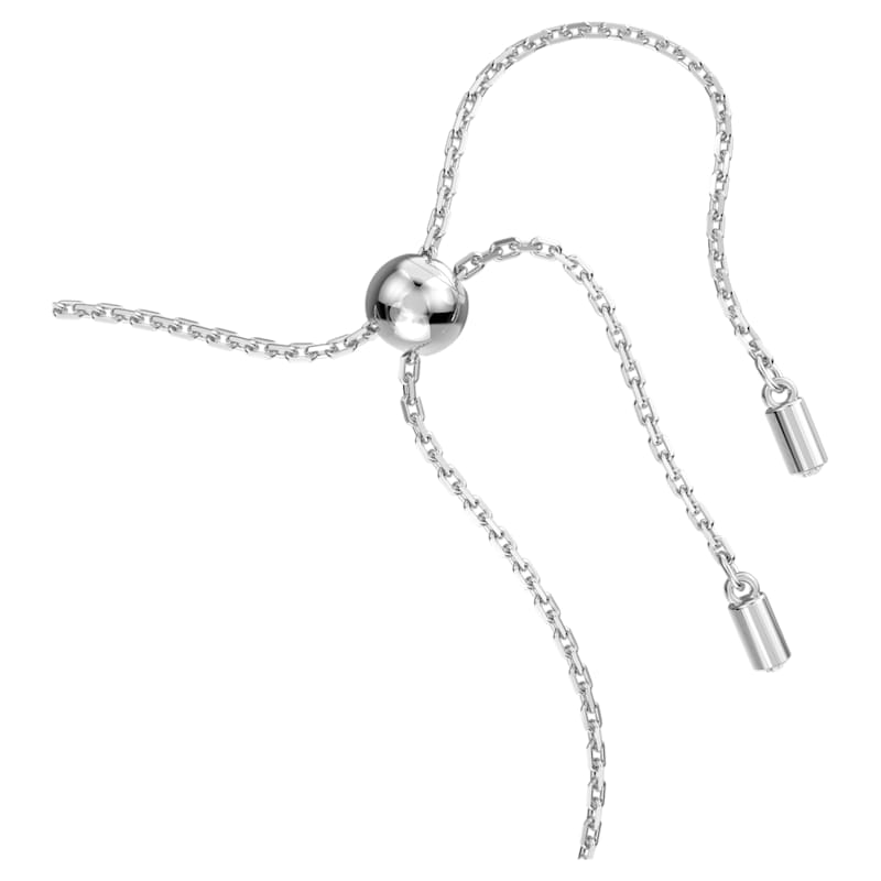 Constella bracelet Round cut, Pavé, White, Rhodium plated - Shukha Online Store