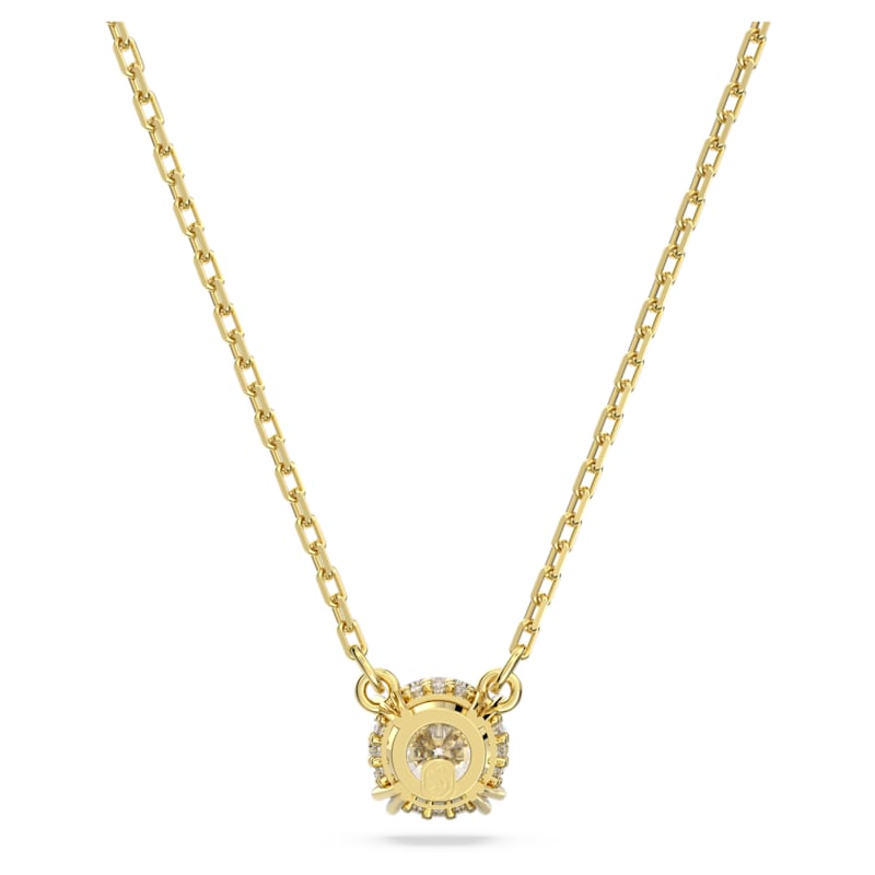 Constella pendant Round cut, White, Gold-tone plated - Shukha Online Store