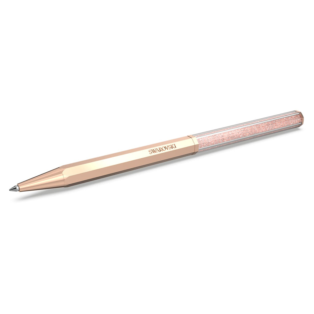 Crystalline ballpoint pen Octagon shape, Rose gold tone, Rose gold-tone plated - Shukha Online Store