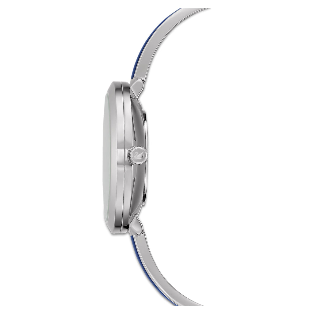 Crystalline Delight Watch, Metal Bracelet, Blue, Stainless Steel - Shukha Online Store