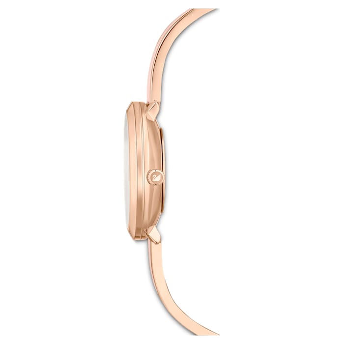 Crystalline Delight watch Metal bracelet, Pink, Rose gold-tone finish - Shukha Online Store