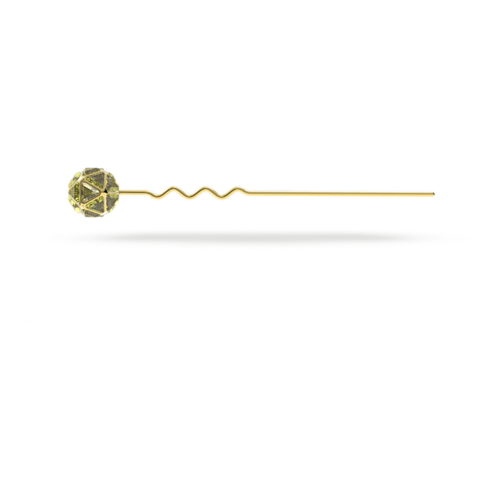Hair pin Green, Gold-tone plated - Shukha Online Store